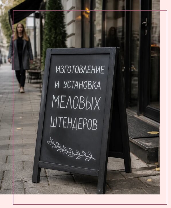 Меловые штендеры в Белгороде по цене от 6752 р. | Аванза-Блг